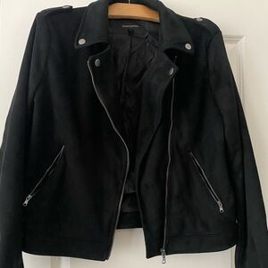 Faux Suede Moto jacket